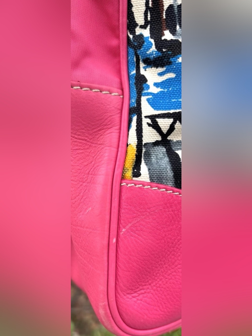 Prada Canapa Stampata Venez Shoulder Bag - Picture 13 of 14